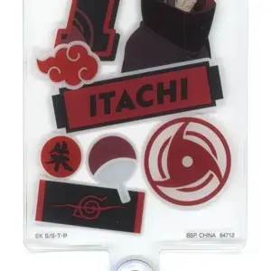Keychain Uchiha Itachi Strap Holder Charm Ichibankuji Naruto Shippuden Red Eyes