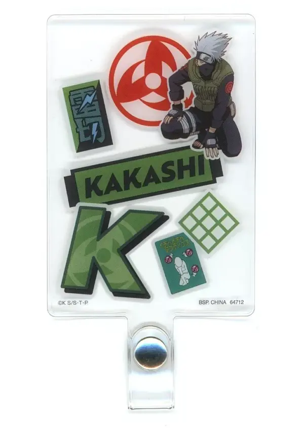 Keychain Hatake Kakashi Strap Holder Charm Ichibankuji Naruto Shippuden Red Eyes