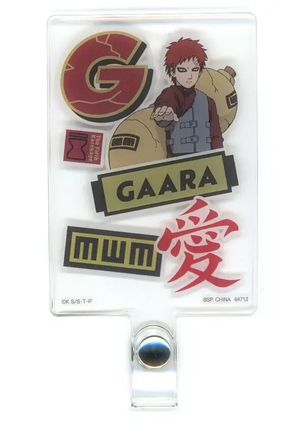 Keychain Gaara Strap Holder Charm Ichibankuji Naruto Shippuden Red Eyes That Cap