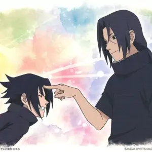 Miscellaneous Goods Uchiha Itachi Sasuke Canvas-Style Board Ichibankuji Naruto S