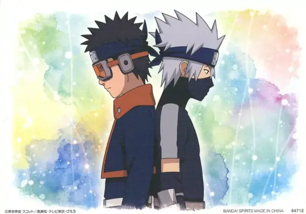 Miscellaneous Goods Hatake Kakashi Uchiha Obito Canvas-Style Board Ichibankuji N