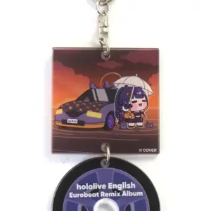 Keychain Ichiina Sasu Eurobeat Acrylic Virtual Youtuber Hololive English Remix A
