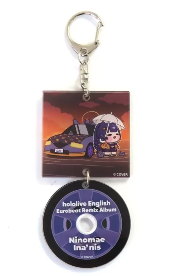 Keychain Ichiina Sasu Eurobeat Acrylic Virtual Youtuber Hololive English Remix A