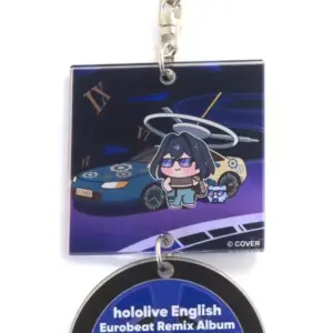 Keychain Auro Crony Eurobeat Acrylic Virtual Youtuber Hololive English Remix F/S