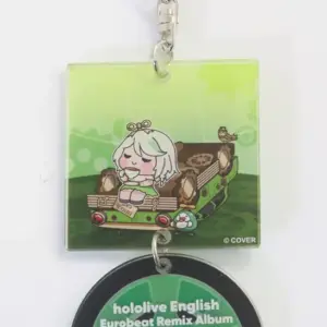 Keychain Cecilia Immergreen Eurobeat Acrylic Virtual Youtuber Hololive English R
