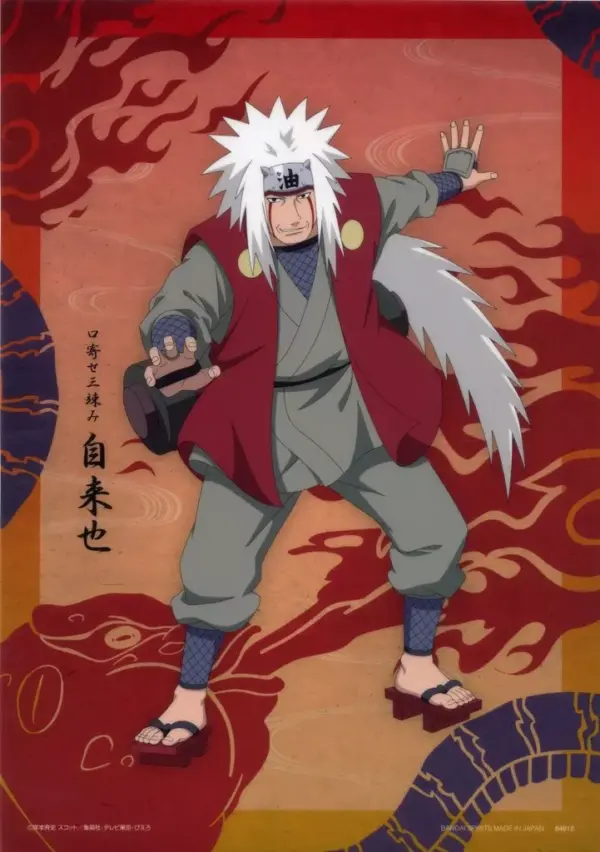 Clear Poster A3 Jiraiya Front/Full Body Ichibankujionline Naruto Shippuden The L