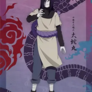 Clear Poster A3 Orochimaru Front/Full Body Ichibankujionline Naruto Shippuden Th