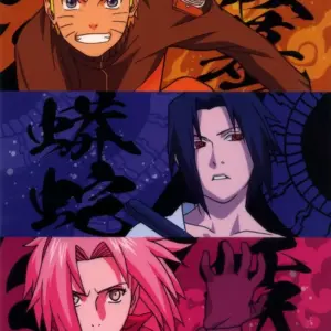 Clear Poster A3 Uzumaki Naruto Uchiha Sasuke Haruno Sakura Ichibankujionline Shi