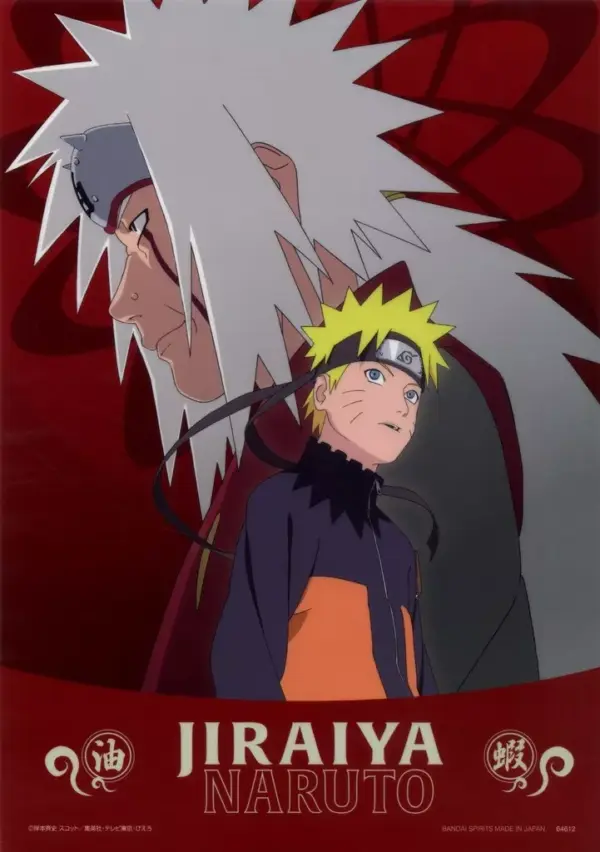 Clear Poster A3 Uzumaki Naruto Jiraiya Back To Back/Jiraiya Ichibankujionline Sh