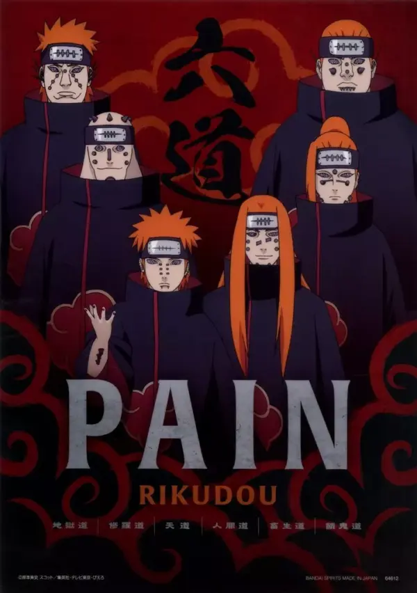 Clear Poster A3 Pain Rokudo Ichibankujionline Naruto Shippuden The Legendary San