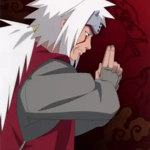 Clear Poster A3 Jiraiya Right-Facing/Tie Mark Ichibankujionline Naruto Shippuden