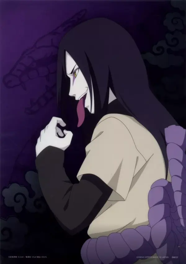 Clear Poster A3 Orochimaru Left Facing/Tie Mark Ichibankujionline Naruto Shippud