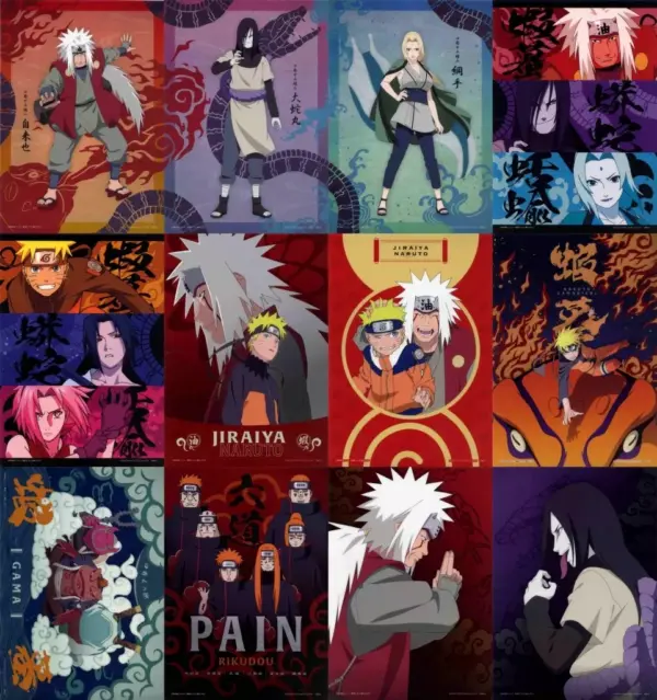 Clear Poster Set Of 12 Types A3 Ichibankujionline Naruto Shippuden The Legendary