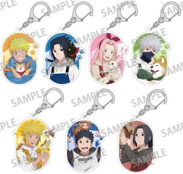 Keychain Box Naruto Shippuden Trading Acrylic Boyfriend Animal F/S-M503 from jap