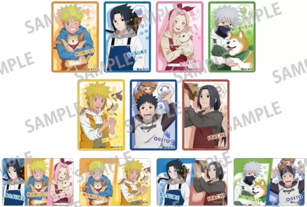 Miscellaneous Goods Box Naruto Shippuden Trading Magnet Sheet Young Animal F/S-M