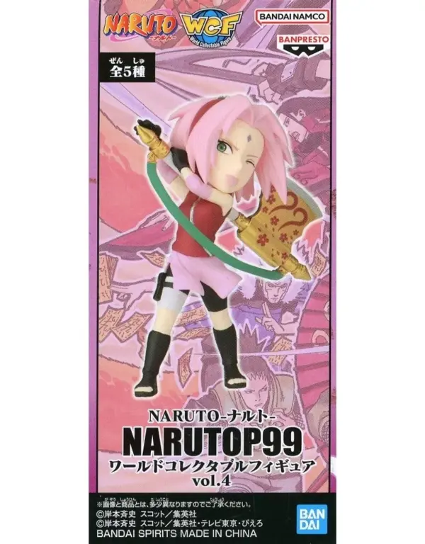Figure Haruno Sakura Naruto Narutop99 World Collectible Vol.4 F/S-M503 from japa