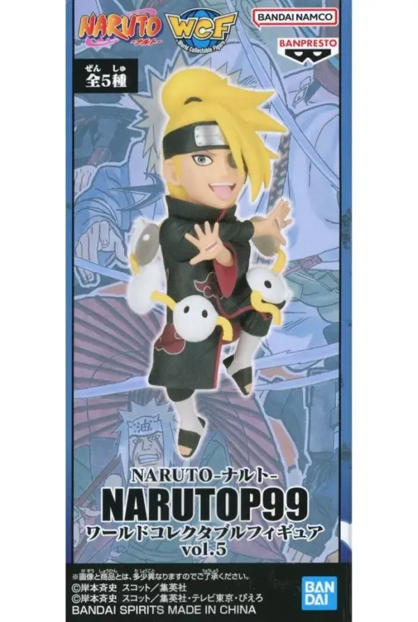 Figure Deidara Naruto Narutop99 World Collectible Vol.5 F/S-M503 from japan Rare