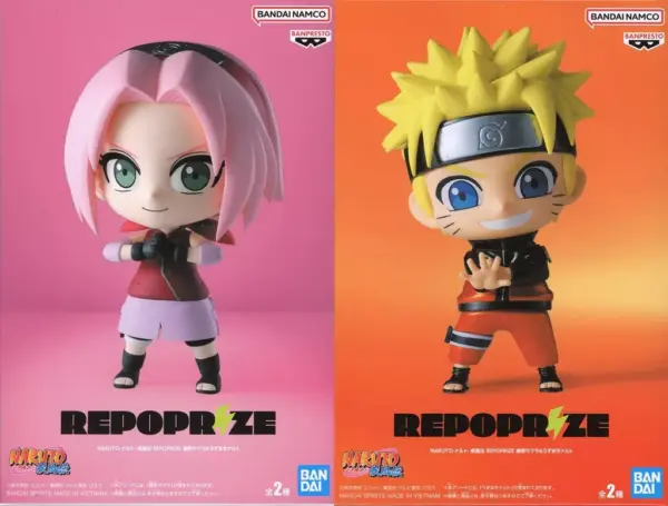 Figure Set Of 2 Types Naruto Shippuden Repoprize Haruno Sakura Uzumaki F/S-M503