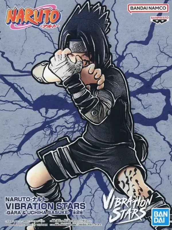 Figure Uchiha Sasuke Naruto Vibration Stars Gara F/S-M503 from japan Rare  Good
