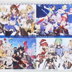 Calendar Hololive 2020 Wall F/S-M503 from japan Rare  Good condition