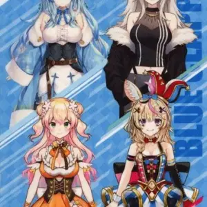Poster Hololive 5Th Generation A5 Cloth Cd Virtual Youtuber Idol Project Bouquet
