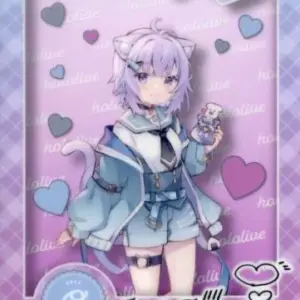 Clear Poster A5 Nekomata Okayuka Virtual Youtuber Hololive Family Mart Return Ho