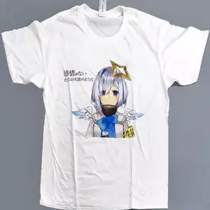 Clothing Amane Kanata Void T-Shirt White M Size Virtual Youtuber Hololive F/S-S5