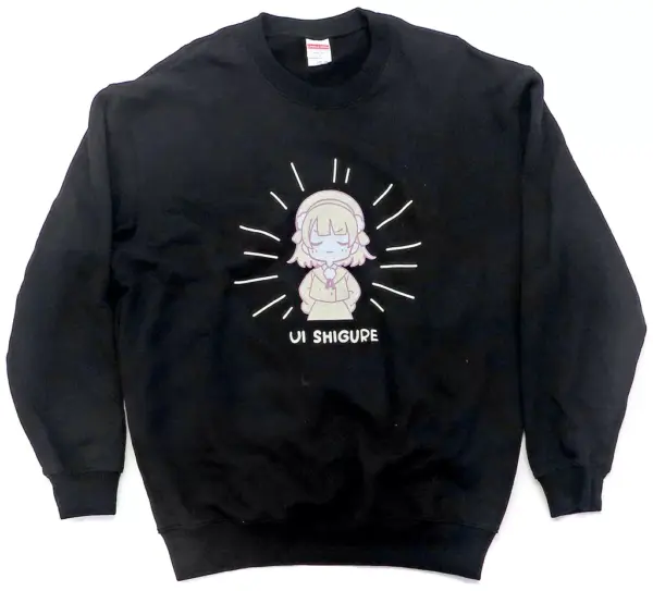 Clothing Shigureui Doya Sweatshirt Black L Size Virtual Youtuber F/S-M503 from j
