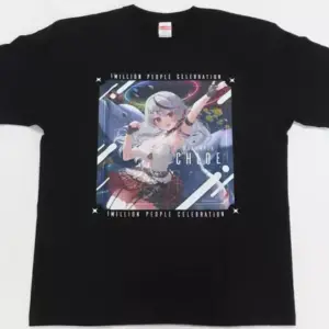 T-Shirt Sakasha Kuroe Jump Black Xl Size Virtual Youtuber Hololive In Maxell Aqu