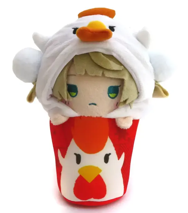Stuffed Animal Shigureui Role Kiri Karaage-Kun Plush Toy Red Virtual Youtuber La