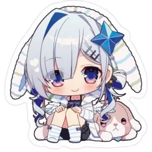 Candy Toy Sticker Amane Kanata Hololive Pekora Special Usada Liquid Jelly F/S-S5