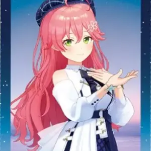 Candy Toy Sticker Sakura Miko Hololive Blue Journey Dawn Song F/S-M503 from japa