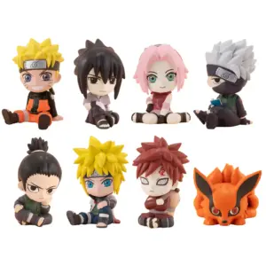 Candy Toy Trading Figures - Set Of 8 Types Toys Rirakot Naruto F/S-M503 from jap