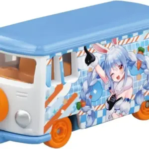 Miniature Car Usada Pekora White Light Blue Orange Hololive Dream Tomica Collect