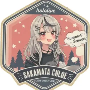 Sticker Sakasha Kuroe Summer Season Virtual Youtuber Hololive F/S-S501 from japa