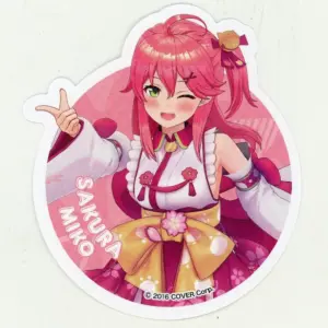 Sticker Sakura Miko Virtual Youtuber Hololive Starter Goods F/S-M503 from japan