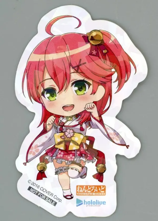 Sticker Sakura Miko Nendoroid Illustration Virtual Youtuber Hololive Super Expo