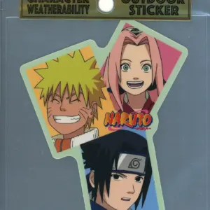 Sticker 3 People Outdoor Stickers Naruto F/S-M503 from japan Rare  Good conditio