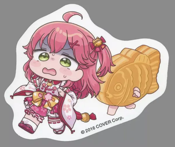 Sticker Sakura Miko Hololura Virtual Youtuber F/S-M503 from japan Rare  Good con