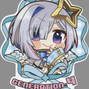 Sticker Amane Kanata Mini Character Trading Die Cut Virtual Youtuber Hololive Jo