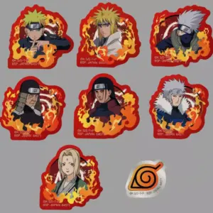 Sticker Konohagakureno Sato Set 8-Piece Ichibankuji Naruto Shippuden The Connect