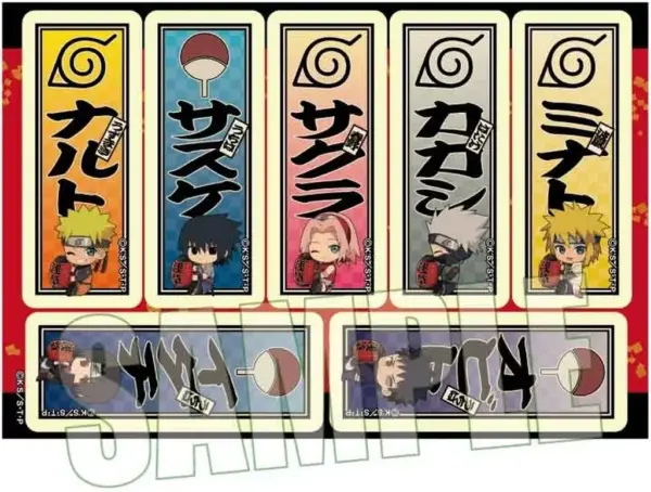 Sticker Stickers Collection Asakusa Ver. Gyugyutto Naruto Shippuden F/S-M503 fro