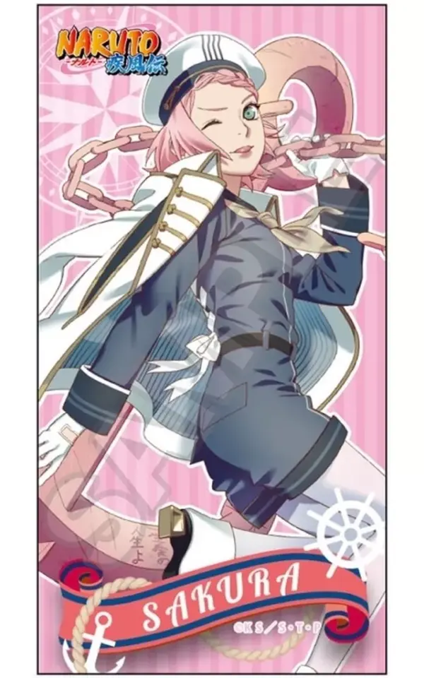 Sticker Haruno Sakura Marine Look Naruto Shippuden F/S-M503 from japan Rare  Goo