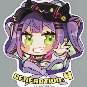 Sticker Towa Sd Trading Die Cut Virtual Youtuber Hololive Joypolis Fancy Party F