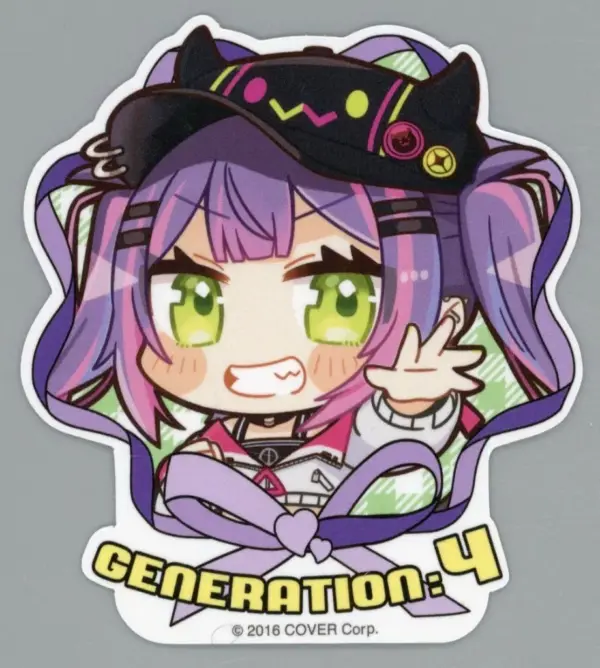 Sticker Towa Sd Trading Die Cut Virtual Youtuber Hololive Joypolis Fancy Party F
