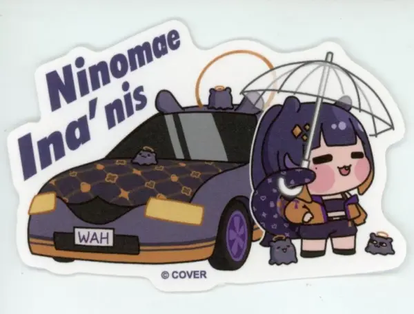 Sticker Ichiina Sasu Eurobeat Virtual Youtuber Hololive English Remix Album Good