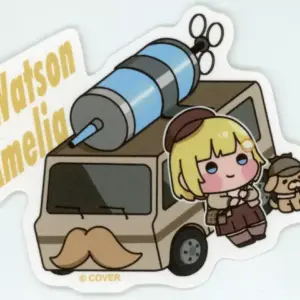 Sticker Watson Amelia Eurobeat Virtual Youtuber Hololive English Remix F/S-M503