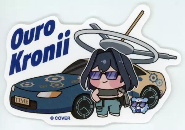 Sticker Auro Crony Eurobeat Virtual Youtuber Hololive English Remix F/S-M503 fro