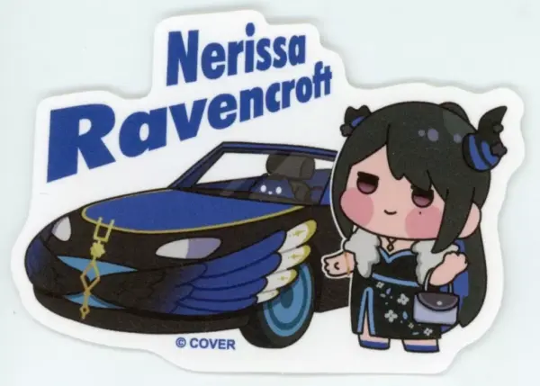 Sticker Nerissa Ravencroft Eurobeat Virtual Youtuber Hololive English Remix F/S-