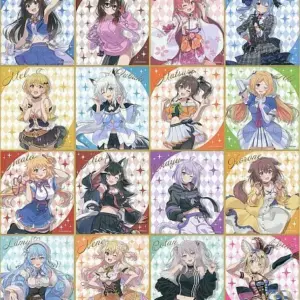 Paper Products, Set Of 16 Types Virtual Youtuber Hololive Weiss Schwarz Reverse